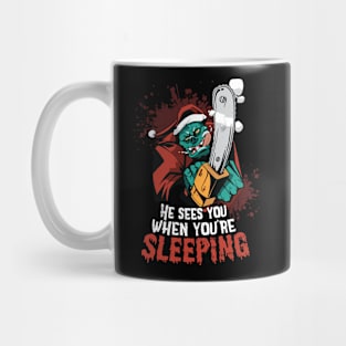 Halloween Nigthmare Monster Santa Christams Shirt Mug